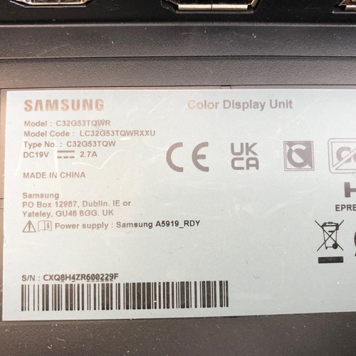 Samsung 32" LED- C32G53TQWR Scaler Buffer PCB Board - Picture 3 of 4