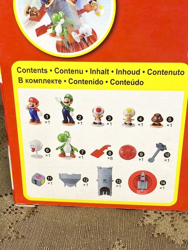 Super Mario Blow up Shaky Tower 7356 Ages 4+ Epoch Games 2020 Balance Game - Picture 5 of 6