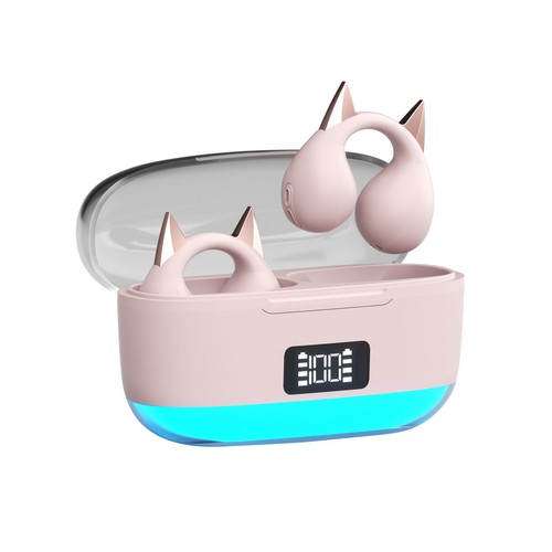 Wireless Bluetooth In-Ear Earbud Ear Clip Directional Conduction Earphones - Picture 1 of 20