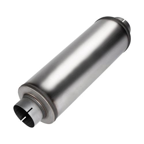 4" Inlet Diesel Exhaust Muffler,4 Inch InletOutlet Resonator Muffler Exhaust Tip - Picture 2 of 7