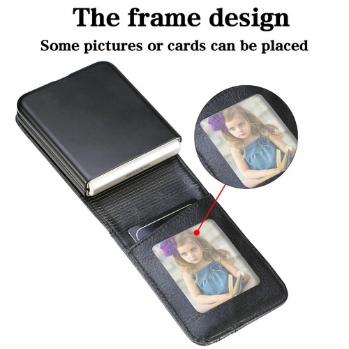 For Samsung Galaxy Z Flip3 5G Flip4 Shockproof Leather Card Wallet Case Cover - Bild 32 von 72