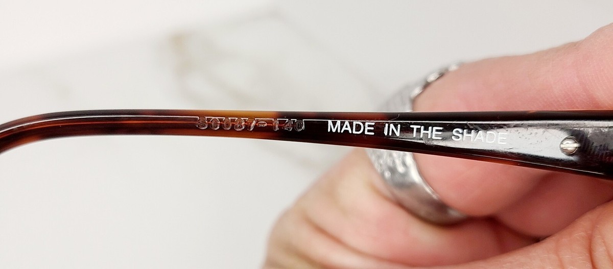 Brighton Hand Made In The Shade Sunglasses Tort VTG 52-17  display picture 2