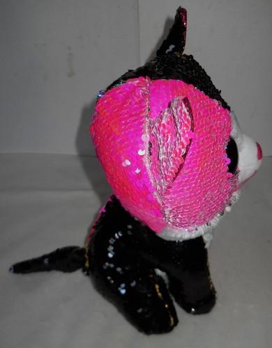 TY BEANIE BOOS LIM. ED. LENTEJUELAS BLING REVERSIBLES, 10" MALIBU, ¡NUEVAS CON ETIQUETAS! - Imagen 2 de 12