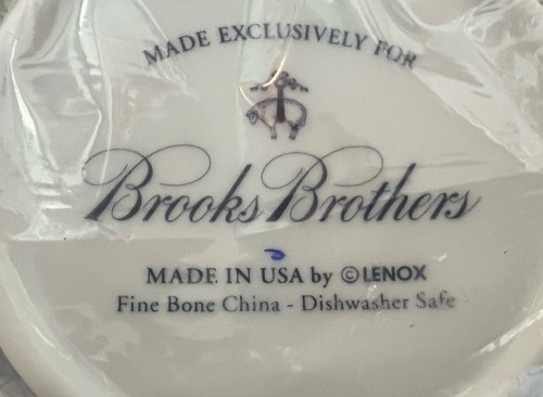 BROOKS BROTHERS 4 PIECE HOLIDAY CUP/MUG SET (NEW IN BOX) MADE IN THE USA! - Picture 8 of 13