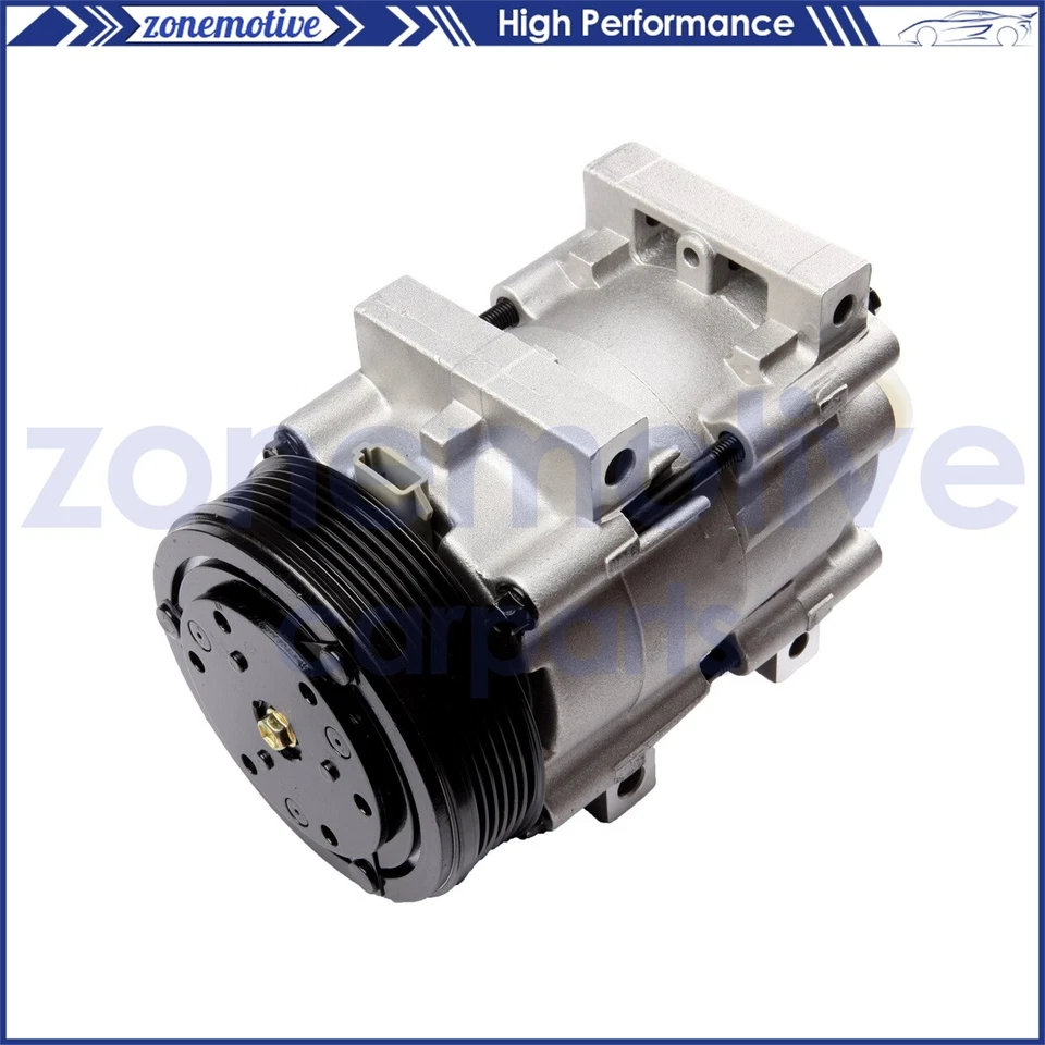 For 1994-2004 Ford Mustang 1996-1997 Ford F-250 F-350 V6 A/C AC Compressor - Image 2 of 4