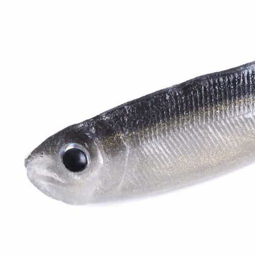 10 Stück/Pack Weichplastik Angelköder 8cm/2,2g Jig Barsch Gummiköder Schwanz Swimbait - Bild 7 von 12