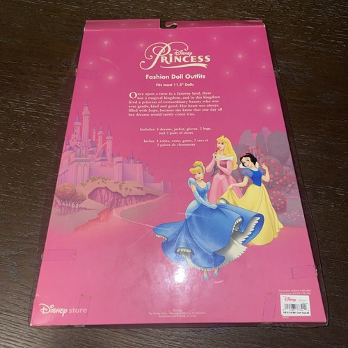 Disney Store Princess Fashion Doll Outfits Fits Most 11.5 Dolls Unused Read - Picture 2 of 2