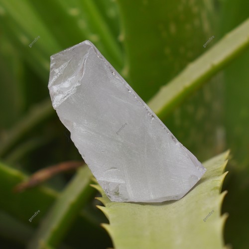Piedra preciosa suelta de circón blanco sin cortar certificada 217,75 quilates natural - Imagen 6 de 14