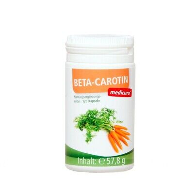 2x Beta Carotin 1 Kapseln Pro Vitamin A Fur Haut Haar Und Auge Medicura 368 Ebay