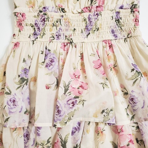 Mini Vestido GAP x LoveShackFancy Niña XL Volantes Calado Floral Manga Acampanada - Imagen 7 de 10