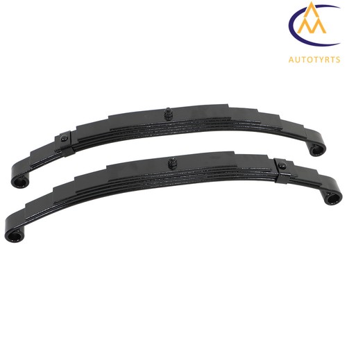 Pair of Trailer Leaf Spring 5 Leaf Double Eye 3000 lbs Cap For 6000 lbs Axle - Picture 7 of 12