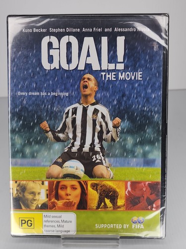 Goal! The Movie DVD, 2005 Kuno Becker, Stephen Dillane, Alessandro Nivola, Anna