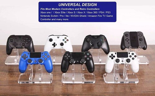 Game Controller Display Stand Acrylic Universal Holder Retro Xbox Switch PS4 PS5 - Picture 4 of 10