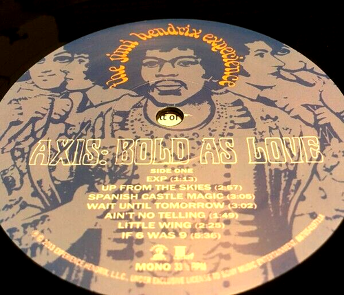 JIMI HENDRIX - AXIS: BOLD AS LOVE - LP Mono VINYL NEW ALBUM - Picture 5 of 9
