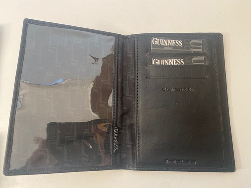 Guinness Leather Passport Holder Wallet With Card Slots Genuine Collectible - Picture 7 of 12