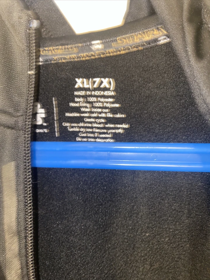 Star Wars Darth Vader Luke Skywalker Costume Hoodie Sweatshirt Jacket Sz XL 7X - Image 4 of 4