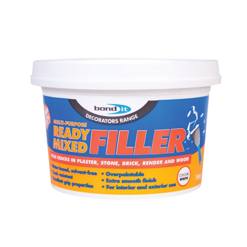 Bond It Ready Mixed Multi-Purpose Internal & External Filler Wall Plaster - 750g