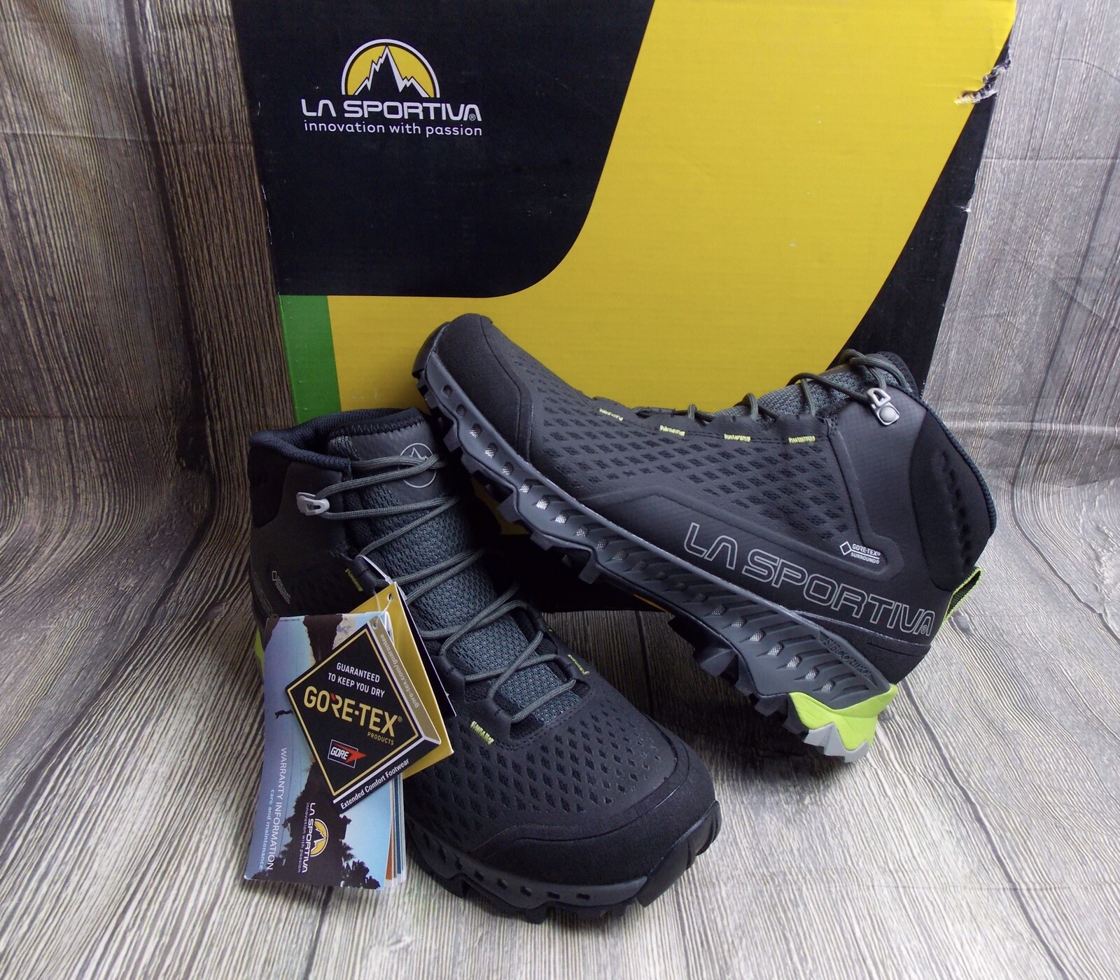 La Sportiva Gtx botas de travesía para hombre Stream Nuevo Y En Caja Original 8uk caminar Gore Tex La Sportiva Gtx botas de travesía para hombre Stream Nuevo Y En Caja Original 8uk caminar Gore Tex