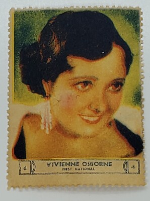 Vivienne Osborne 1932 Movie Star Trading Card National Screen Star Stamps