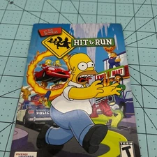 Simpsons: Hit & Run PC Game Manual Booklet Only Replacement