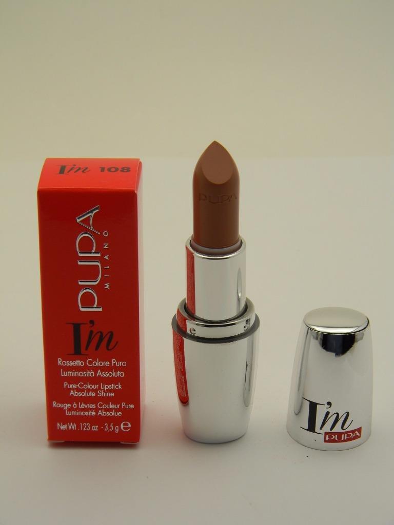 Pupa Im Pure Colour Lipstick Absolute Shine 108 Sunny Cream 35g