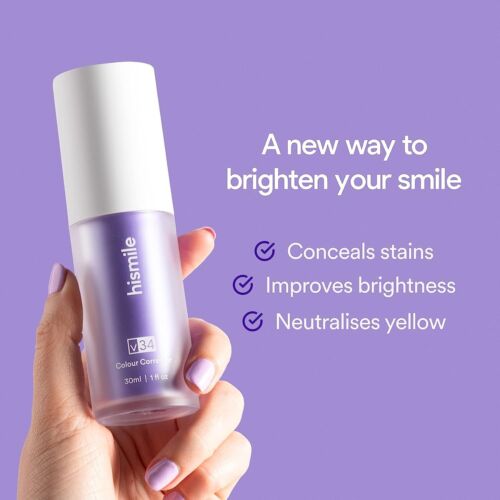 Hismile v34 Colour Corrector, Purple Teeth Whitening - Picture 7 of 7