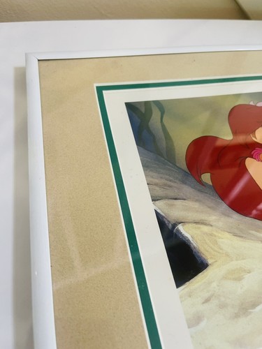 Retrato de Ariel de Disney en marco blanco - Imagen 4 de 9