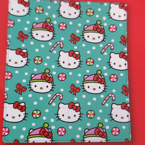 Hello Kitty Soft Plush Oversized Holiday Throw Blanket 60x70 Christmas Turquoise - Picture 9 of 10