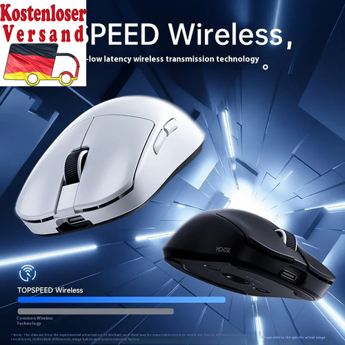 MCHOSE L7 Ultra+ Wireless Mouse Tri-Mode 2.4G BT PAW3395 8K Rechargable Portable - Bild 6 von 23