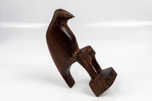 Estatuilla de pájaro de la selva, talla en madera - Imagen 10 de 10