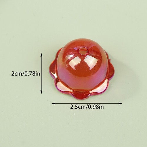 Glitter Wind Bell Spacer Jellyfish Beads Bracelet DIY Decoration Handmade Ch _yi - Zdjęcie 2 z 11