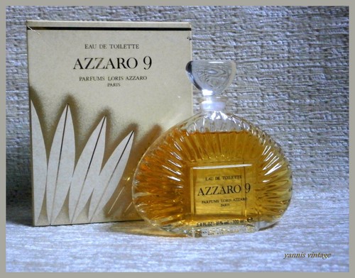 " AZZARO 9 " NIB EDT by LORIS AZZARO 100 ml Splash 80's Vintage Rare " AZZARO 9 " NIB EDT by LORIS AZZARO 100 ml Splash 80's Vintage Rare