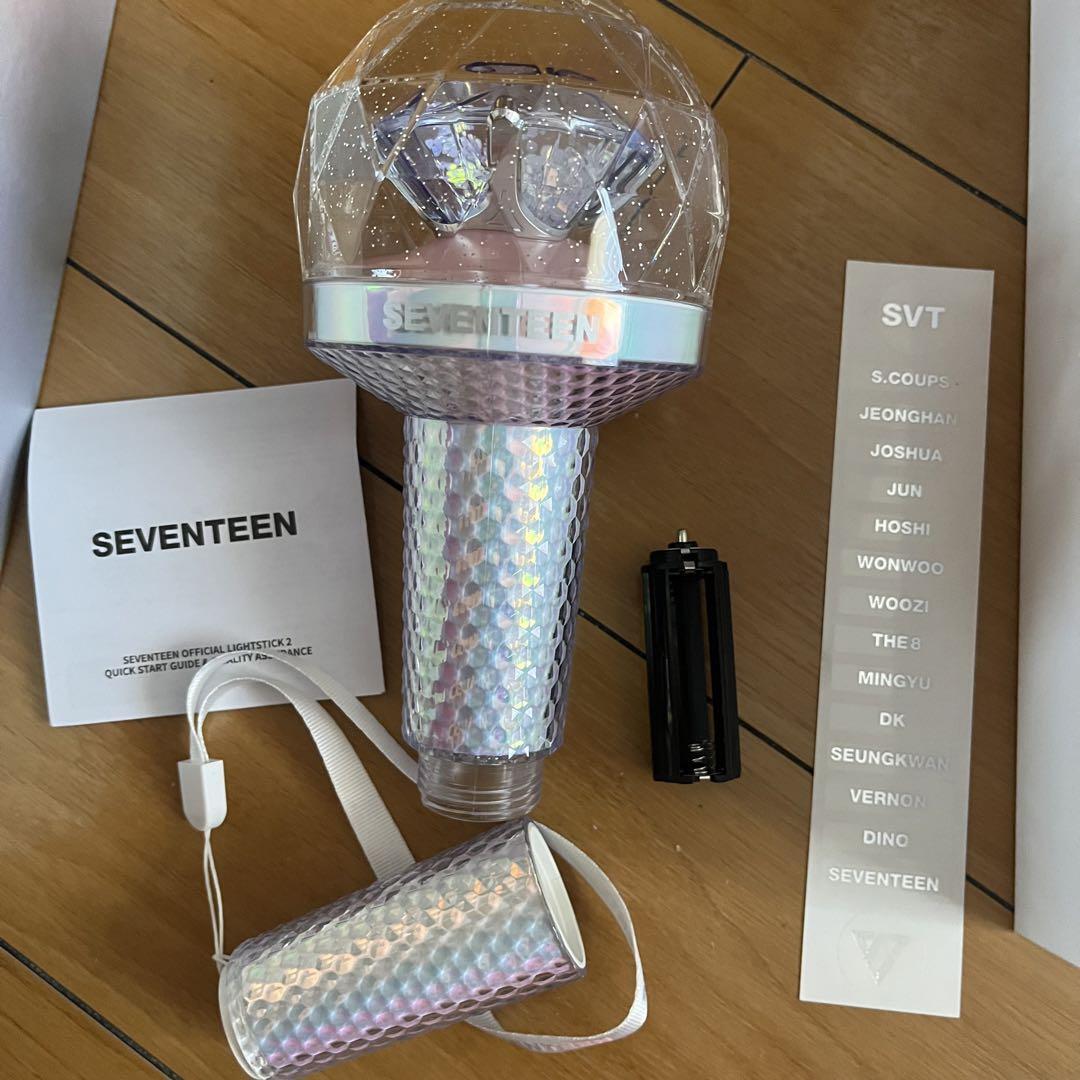 SEVENTEEN - SEVENTEEN セブチ ペンライト carat棒 ver2 ver3 Amazon.com: Seventeen Light Stick Ver.3 with Bluetooth