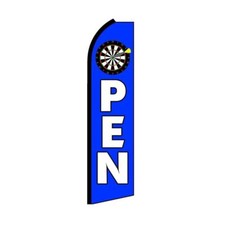 Open Swooper Flutter Feather Flag  3ft W x 11.5ft Tall