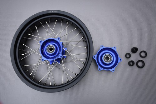 Llantas Delantera Trasera con Radios Supermoto SUZUKI DR 650 SE 1996-2014 17" - Picture 4 of 6