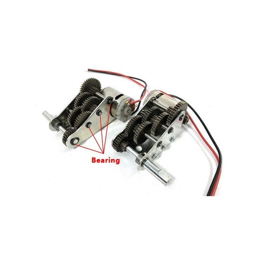 MATO MT230 5:1 Steel Gearbox Motor for 1/16 Henglong Stug III RC Tank 3868 Model - Picture 5 of 6