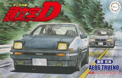 Fujimi Model 1/24 Initial D Series No.19 Trueno AE86 Carbon Bonnet Takumi F - Picture 2 of 4