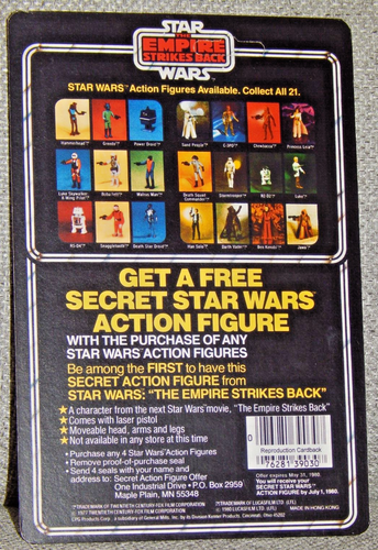 Re carded Vintage Star Wars Ben Obi Wan Kenobi - Picture 2 of 2