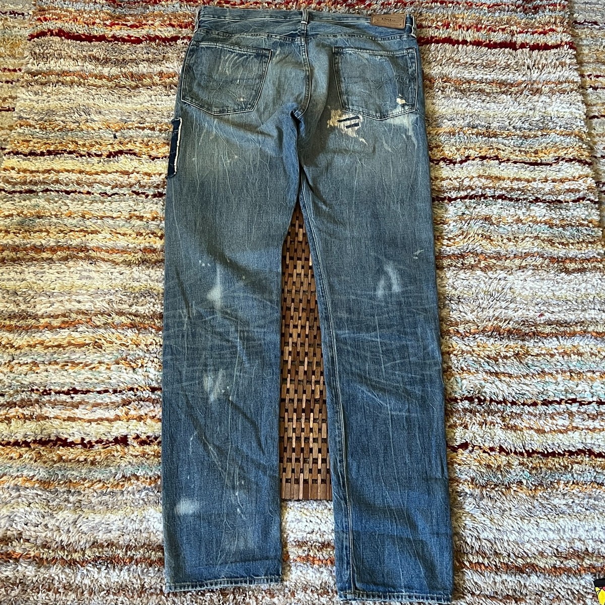 Polo Ralph Lauren Vintage VTG Patchwork Denim Jeans Men's