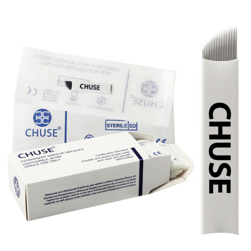 CHUSE 0.18/0.20/0.25mm Microblading Needles Eyebrow Manual Tattoo Blades 50 Pack - Bild 36 von 52