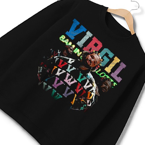 Drake 8AM IN CHARLOTTE For All The Dogs Virgil Abloh Hate Survivor Sweatshirt - Bild 5 von 5