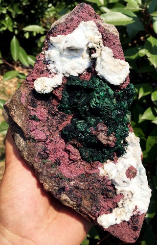 1783g Natural Red Cobalt Calcite Malachite Feldspar Crystal Specimens ip0986 - Picture 12 of 12