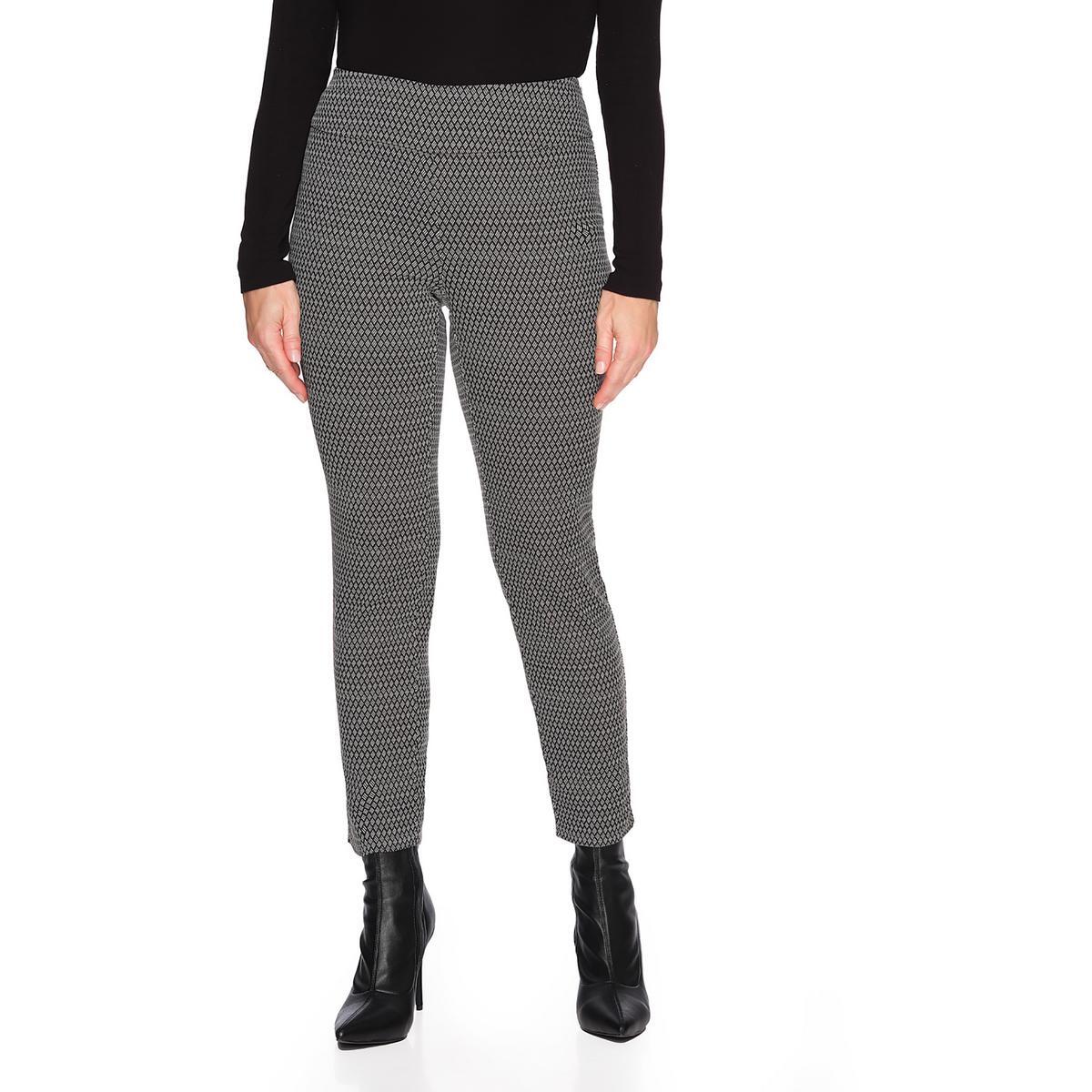 Женские черные брюки Cooper & Ella из вискозы с рисунком до щиколоток 8 BHFO 2488