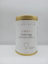 Cora Cup Premium Ultra-Soft Period Cup With Carry Pouch & Storage Cont. Size 1