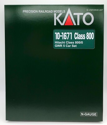 KATO 10-1671 Hitachi Class 800/0 5両セット N Scale Kato 10-1671 Hitachi Class 800/0 IET GWR 5-Car Set