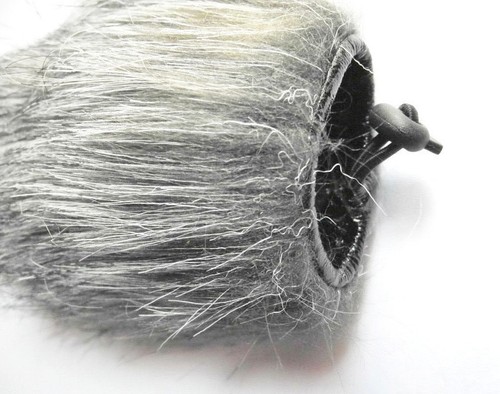 Fur Windscreen Windshield Covers For Sony JVC Vidicon Camera Microphone 20x3cm - Picture 3 of 6