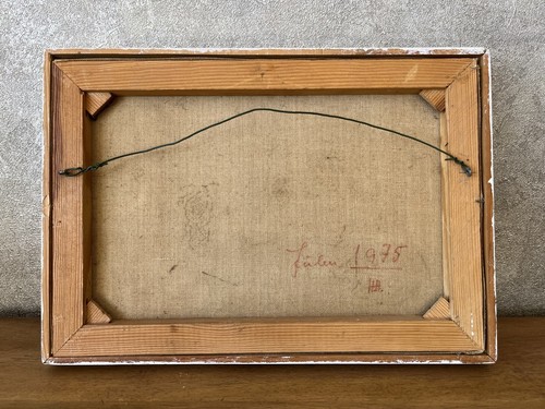 Impressionista Estate Paesaggio Costiero Dipinto a Olio Luglio 1975 - Bild 15 von 15