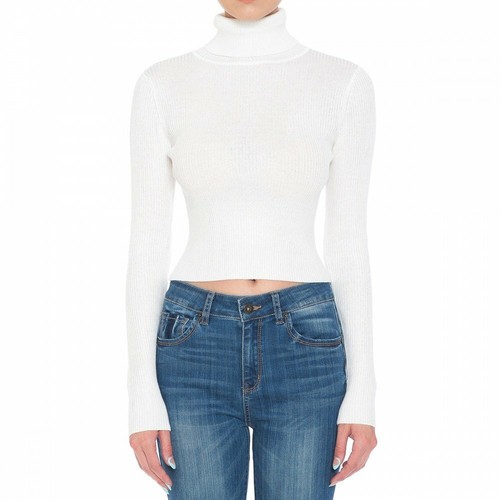 Basic Damen-Rollkragenpullover kurz geschnitten langärmelig Rippe gestrickt dehnbar passend - Bild 9 von 26