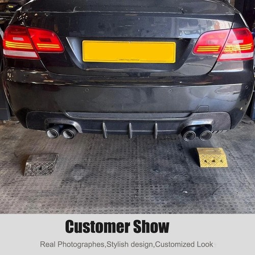 Carbon Fiber Rear Bumper Diffuser Lip Quad For BMW E92 E93 335i M Sport 2007-13 - Picture 2 of 12
