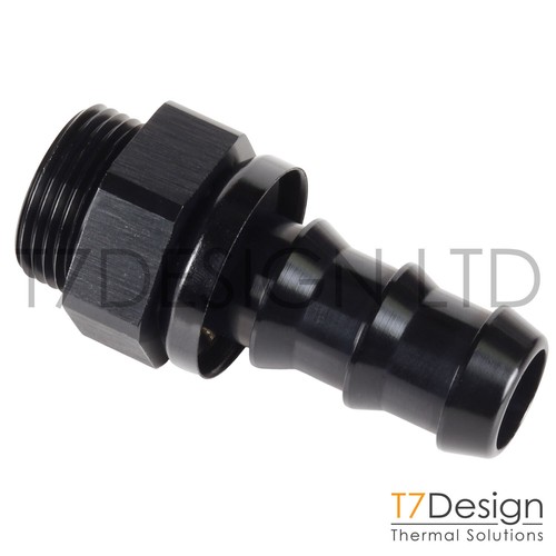 M22 to AN12 Straight Push Lock Metric Oil Cooler Adapter Fitting -12 JIC Setrab - Picture 2 of 3